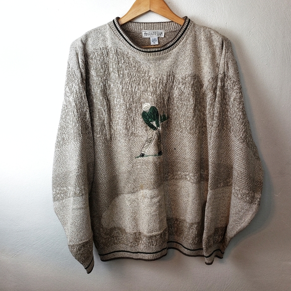 Grand Slam Other - Vintage Golf Striped Sweater Sweatshirt Pullover